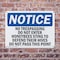Signmission No Trespassing Do Not Enter Honeybees Sting OSHA Notice Sign, Plastic, 10in W x 7in L, 2PK OS-2PACK-NS-P-710-L-14916 - alternate 6